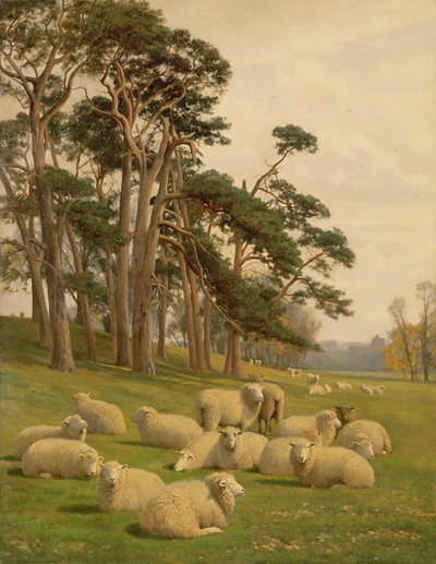 Sunlit Pastures by William Sidney Cooper